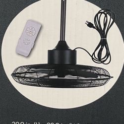 21” Portable Hanging Fan