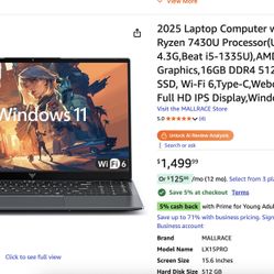 Brand New AMD Ryzen 2025 Laptop