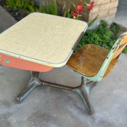 Vintage 1940s School Desk