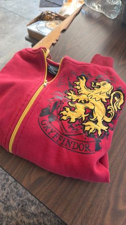 Harry Potter Gryffindor zip up sweatshirt size adult small