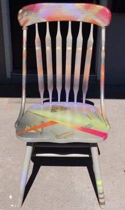 Custom Painted Farmhouse Chair