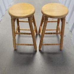 Oak Bar Stools. "CHECK OUT MY PAGE FOR MORE DEALS "
