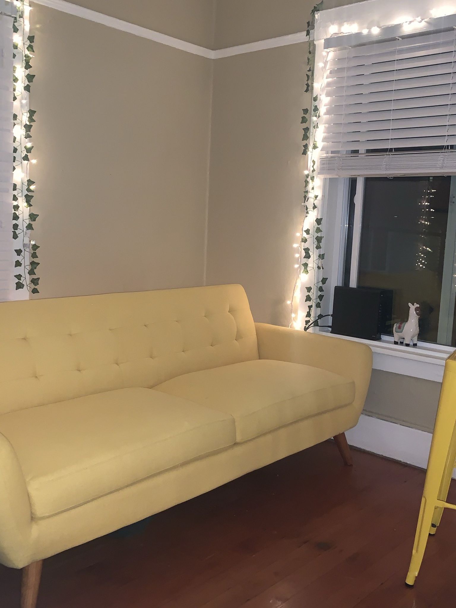 Yellow 78” Couch/Sofa