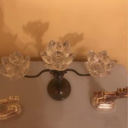 Candelabra and Candelabra with Crosd