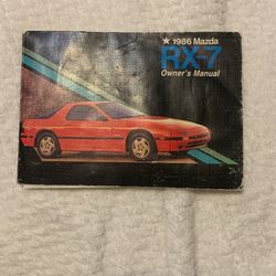 RX7 Owners Manual