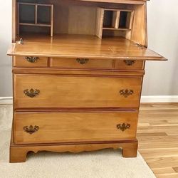 Wood Secretary Desk - Will Deliver