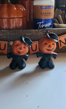 2 Vintage Gurley Halloween Candles 🎃