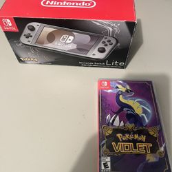 Nintendo Switch Lite Pokemon Edition + Pokemon Violet