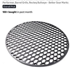 Aura Cast Iron Grate - 22” - Fits Weber, Bullseye Recteq, or any 22” Kettle Style Bbq Grill