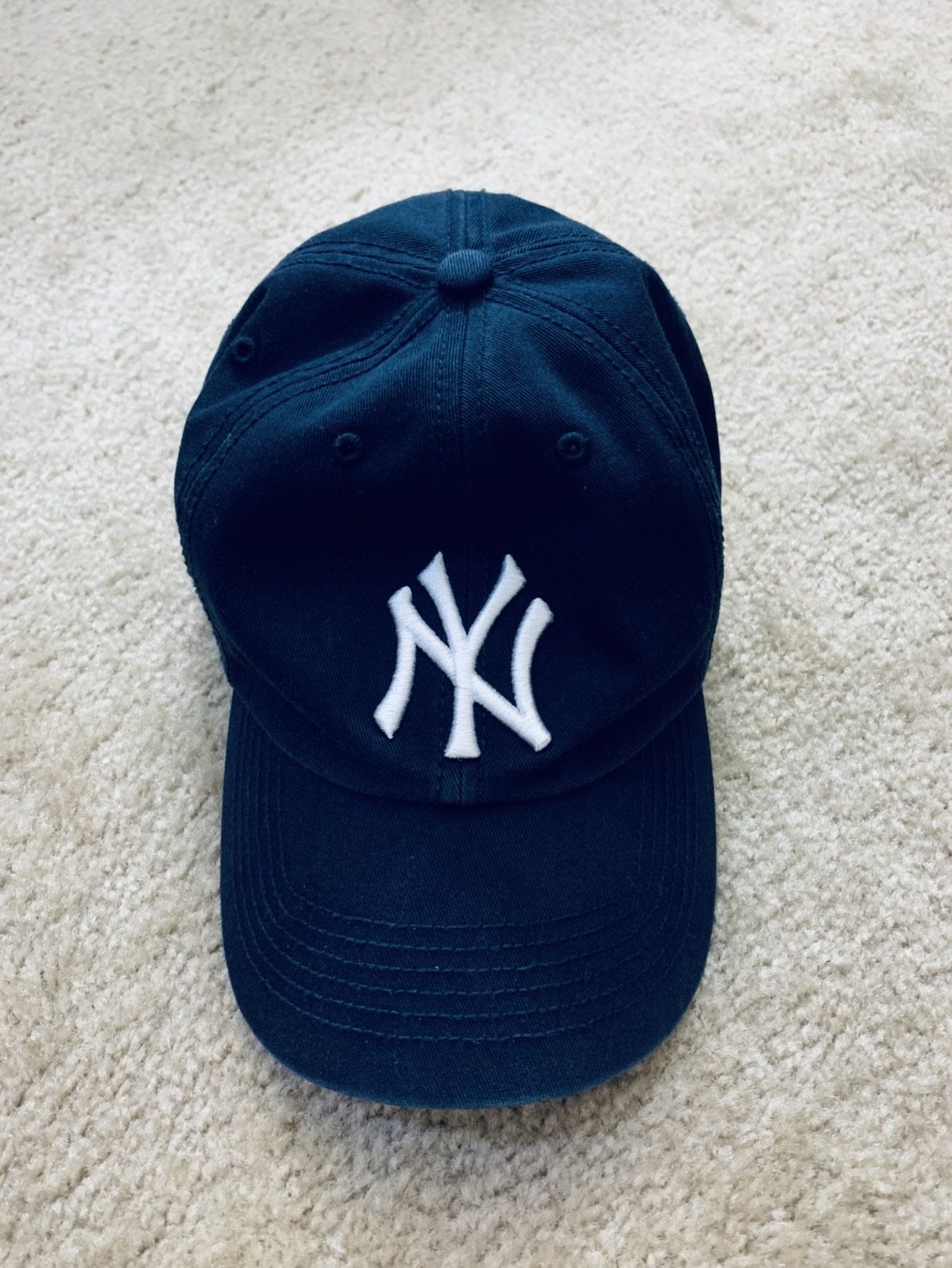 MLB New York Yankees 47 Brand Navy Baseball Cap Hat Fitted Mens Large