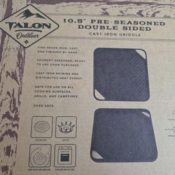 10.5" cast iron griddle New