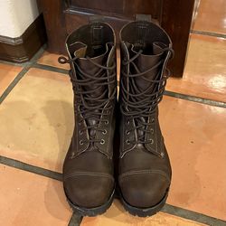 William Lennon Steel Toe Mark V Canadian Combat Boots US M Size 8