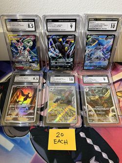 CGC pokemon slabs $20 each 