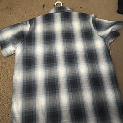 S Flannel Blue 