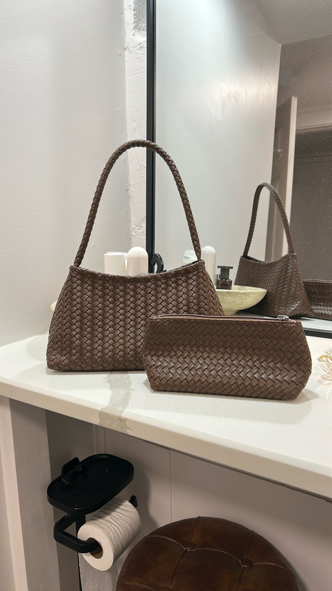 Woven Shoulder Bag
