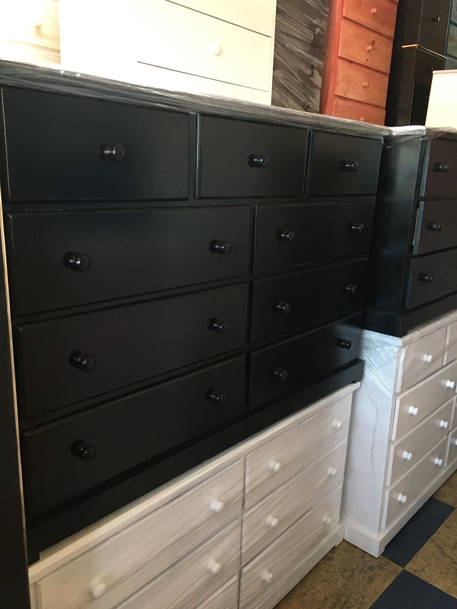 Dresser 9 Drawers In Any Color New Solid Wood