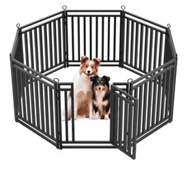 Dog Playpens, Upgraded Heavy Duty Tube Puppy Play Pen for Indoors,Dog playpen Outdoor for Small Medium Dogs, Portable Dog Pen, 32" H 8 Panels