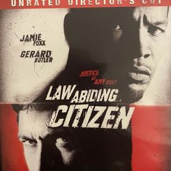 Law ABIDING CITIZEN (Blu-Ray + Bonus Disc-2009) Jamie Foxx + Gerard Butler!