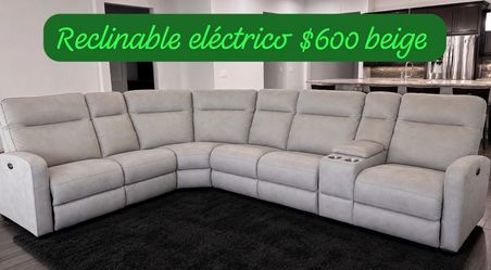 Electric Sectional Recliner $600 brand new