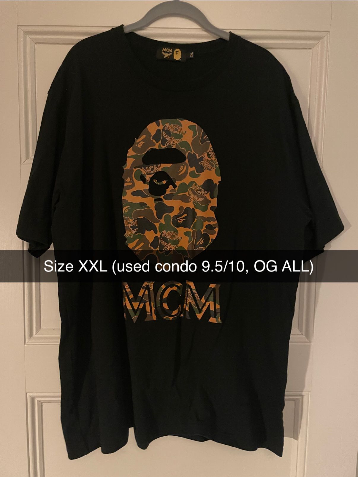 Bape MCM T-Shirt Size XXL