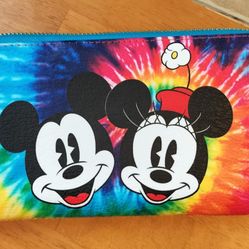 Tie dye disney lougefly wallet 