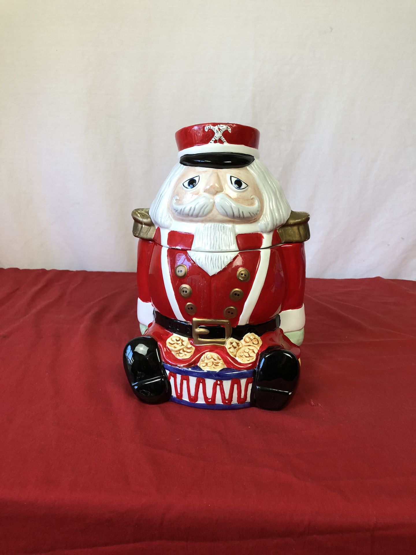 NUTCRACKER COOKIE JAR BY GIBSON