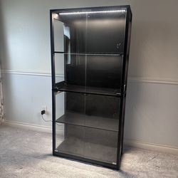 Lighted dining cabinet