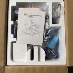 Brand New 5-1 Heatpress Great For Custom Shirts, Hoodies,hats, & Cups