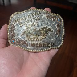 Silver Belt Buckle