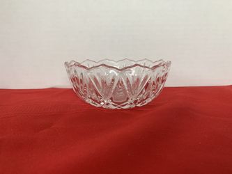 Clear Glass Bowl Dish 5” Diameter