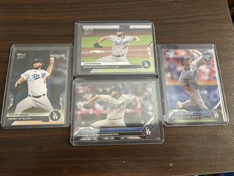 Dodgers Clayton Kershaw Topps Now SP (4) Card Lot