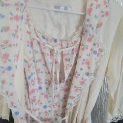2piece Sleeping gown