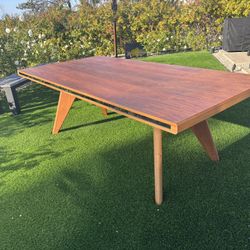 Stylish solid wood indoor dining table