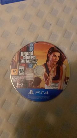 Grand theft auto five disc ps4 disc