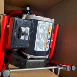 K-400 AutoFeed Drain Cleaning Snake Auger 120-Volt Drum Machine and C-45IW 1/2 in. x 75 ft. Cable +