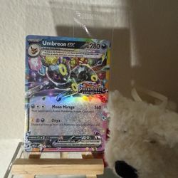 Umbreon Ex 060/131 Stamped Pokemon Prismatic Evolutions Stamp Promo Surprise Box