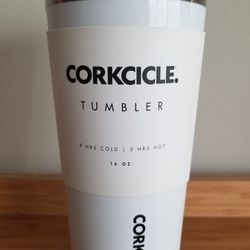 Corkcicle Gloss White 16 oz Tumbler