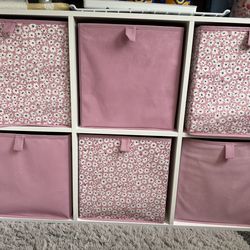 Cubby Storage (not including pink storage boxes)