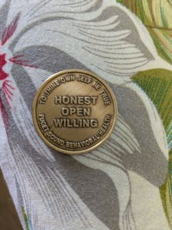 Historical sobriety tokens from Puget Sound Hospital
