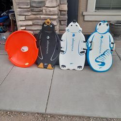 Snow sleds Sno Racer disc or Snow Boogie sleds  $15 each See All Photos