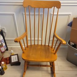 Antique Wood Rocking Chair 