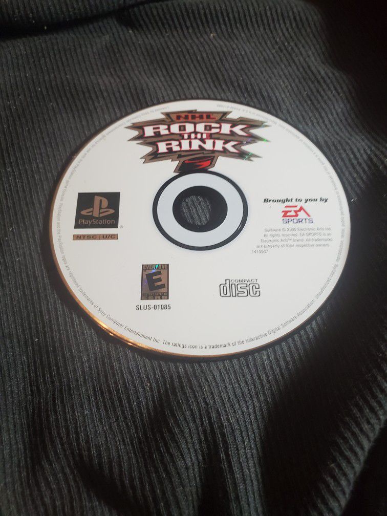 Do You Have One Player Games Yes Or No PlayStation PS1 NHL ROCK THE RINK