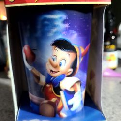 2 Walt Disney's Pinocchio 70th Anniversary Exclusive Collectible 3-D Cups (NIB)