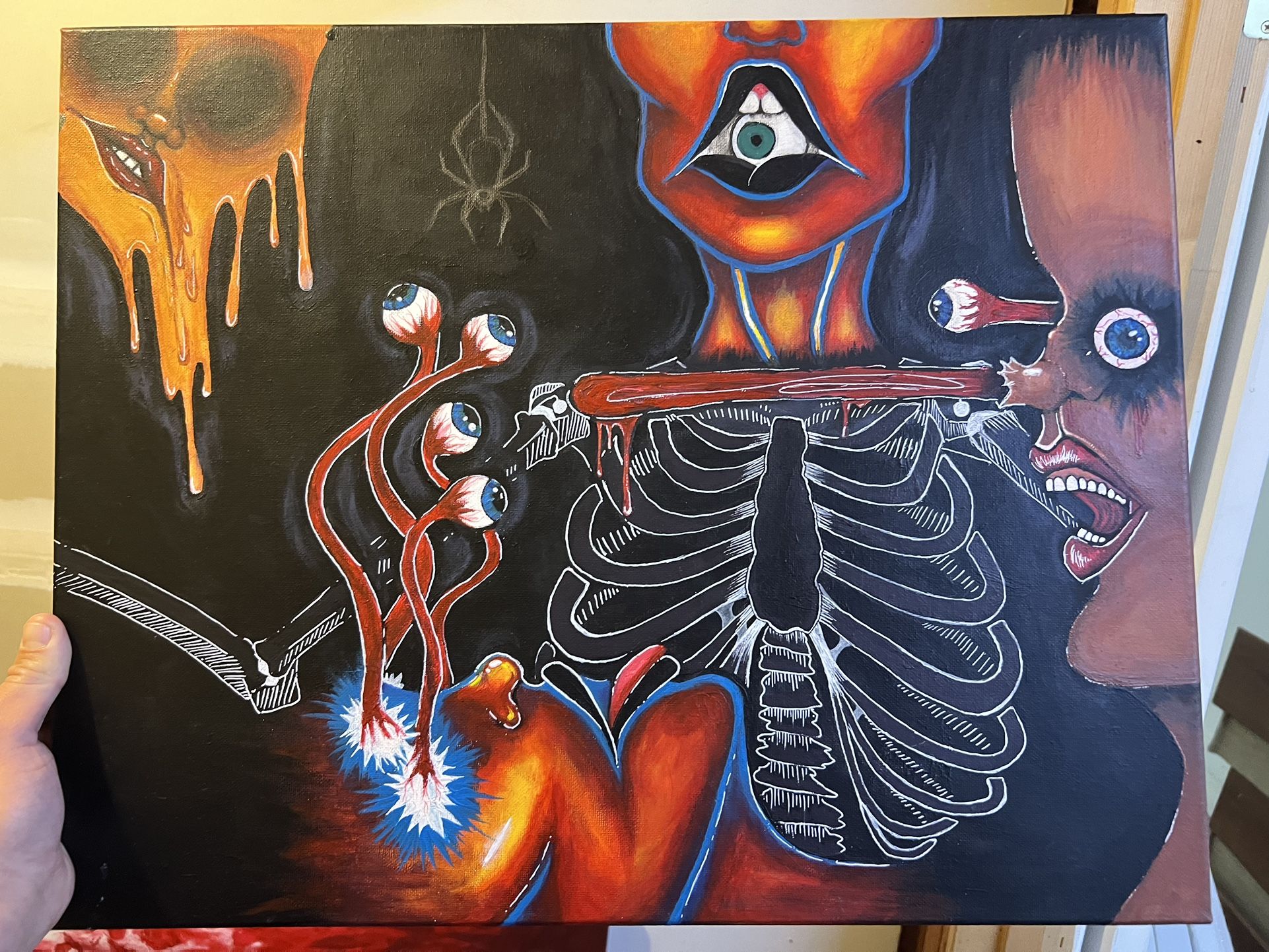 1 Of 1 Painting Done By Local Santa Cruz Artist