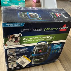 Little green portable carpet cleaner