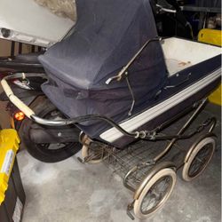 Vintage 1970s Perego Baby Pram