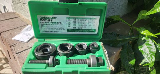 Greenlee slugbuster Knockout electrical set