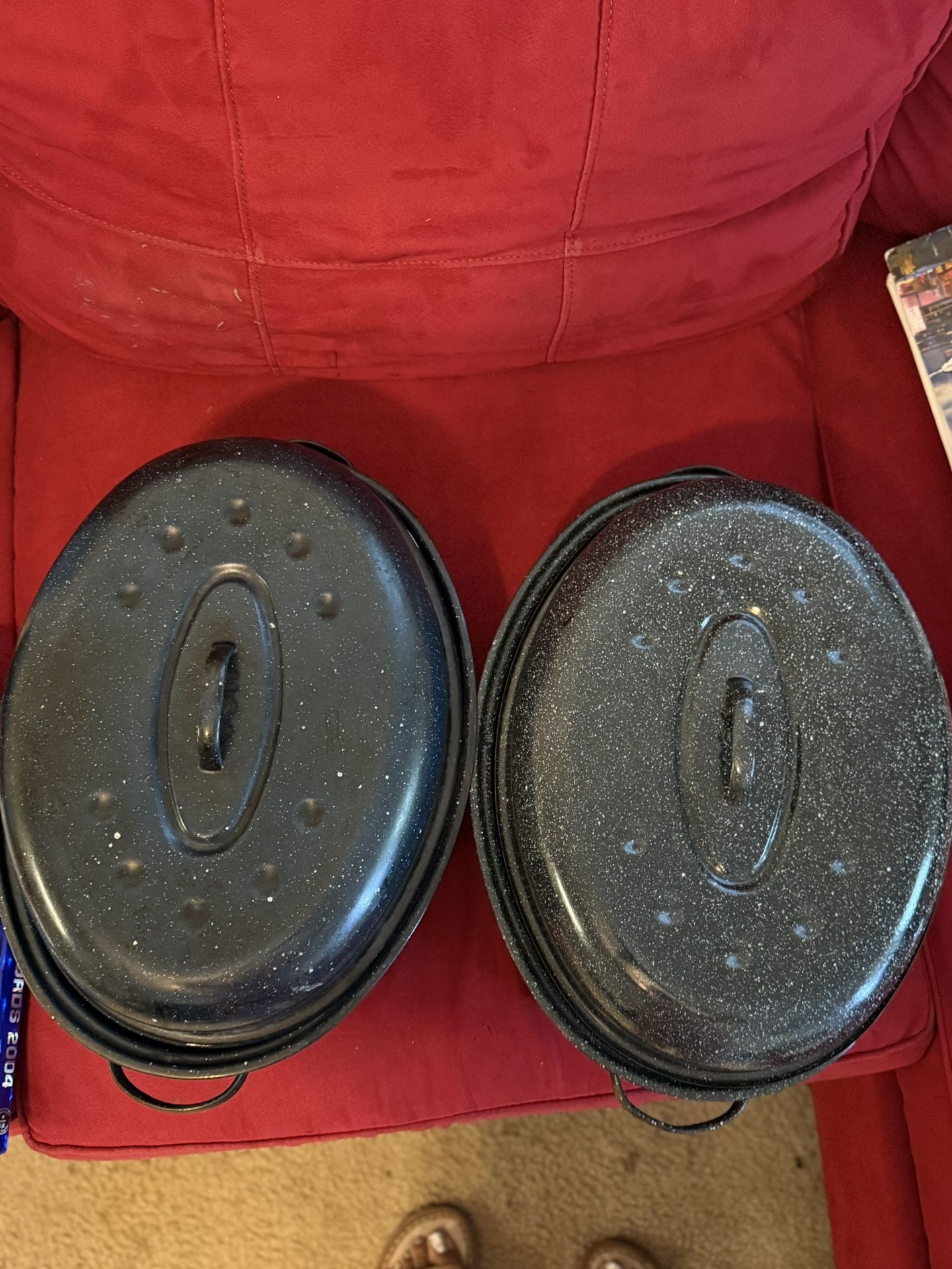 Graniteware Roasting Pan Set