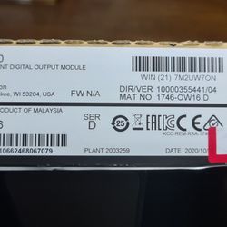 PLC OUTPUT MODULE 