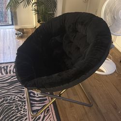 Saucer Chair – Black (XL Size)